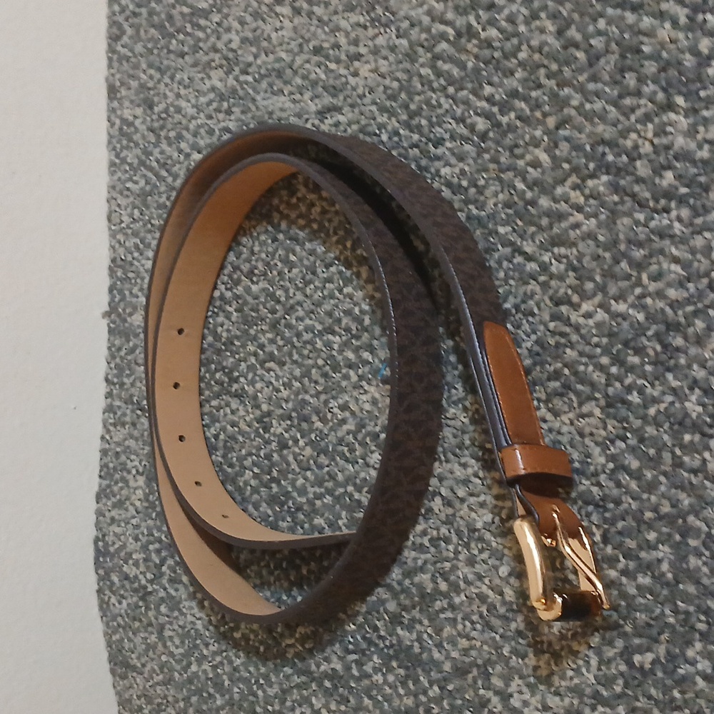 Michael Kors women's brown belt size large